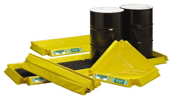 Enpac - Spill Pallets, Platforms, Sumps & Basins Number of Drums: 6 Sump Capacity (Gal.): 60.00 - Americas Industrial Supply