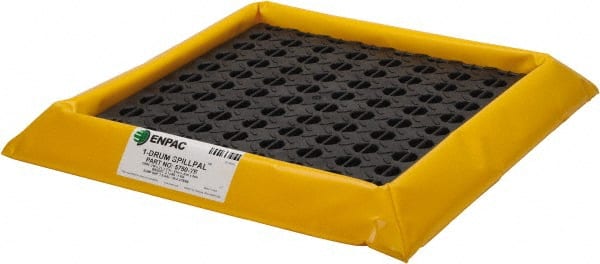 Enpac - Spill Pallets, Platforms, Sumps & Basins Number of Drums: 1 Sump Capacity (Gal.): 10.00 - Americas Industrial Supply