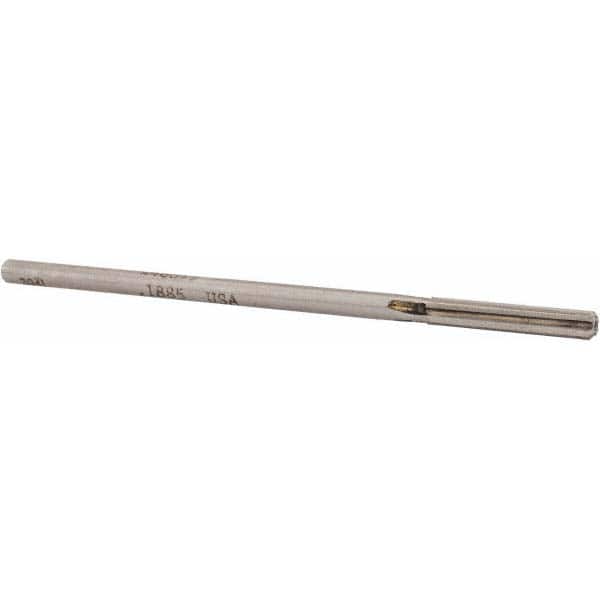 Made in USA - 0.1885" Carbide-Tipped 4 Flute Chucking Reamer - Americas Industrial Supply