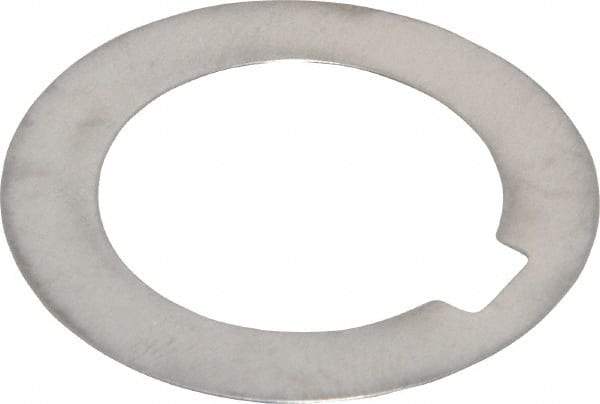 Made in USA - 3/32" Long x 1/4" Wide Notch, 0.01" Thick Internal Notched Washer - 301-304 Stainless Steel, 1" ID, 1-1/2" OD - Americas Industrial Supply