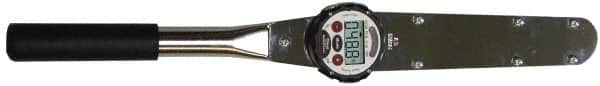 Proto - 1/2" Drive Electronic Digital Torque Wrench - 34 N/m to 340 N/m Torque, 22" OAL, 0.1 N/m Graduation, Fixed Head - Americas Industrial Supply