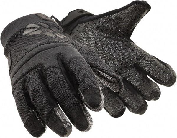 HexArmor - Size M (8), ANSI Cut Lvl A9, Puncture Lvl 2, Silicone Rubber Coated SuperFabric Cut & Puncture Resistant Gloves - Palm Coated, SuperFabric Lining, Hook & Loop Cuff, Gray, Paired - Americas Industrial Supply