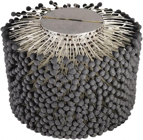 Brush Research Mfg. - 11-1/2" to 12" Bore Diam, 120 Grit, Silicon Carbide Flexible Hone - Coarse, 34" OAL - Americas Industrial Supply