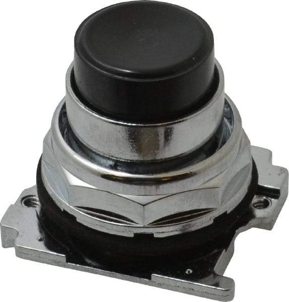 Eaton Cutler-Hammer - Extended Straight Pushbutton Switch Operator - Black, Round Button, Nonilluminated - Americas Industrial Supply