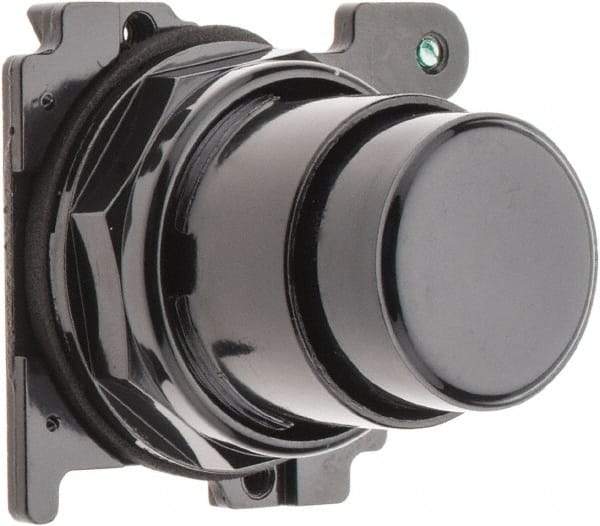 Eaton Cutler-Hammer - Extended Straight Pushbutton Switch Operator - Black, Round Button, Nonilluminated - Americas Industrial Supply