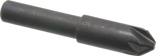 Keo - 5/16" Head Diam, 1/4" Shank Diam, 6 Flute 82° High Speed Steel Countersink - Americas Industrial Supply