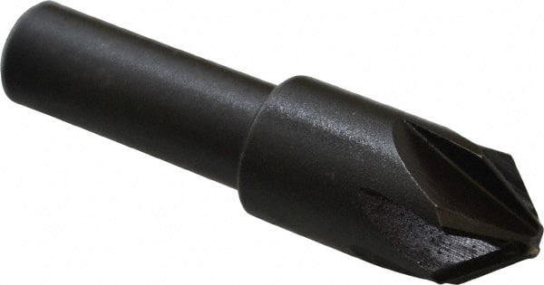 Keo - 1/2" Head Diam, 3/8" Shank Diam, 6 Flute 82° High Speed Steel Countersink - Americas Industrial Supply