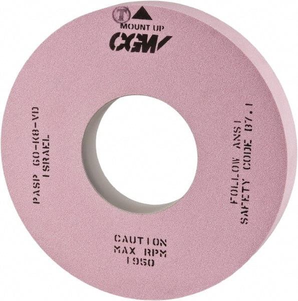 Camel Grinding Wheels - 20" Diam x 8" Hole x 3" Wide Centerless & Cylindrical Grinding Wheel - 60 Grit, Aluminum Oxide, Type 1, Vitrified Bond, No Recess - Americas Industrial Supply