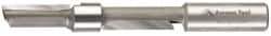 Amana Tool - 1/2" Diam, 1/2" Shank Diam, 1-1/8" Length of Cut, 2 Flute Straight Plunge Router Bit - 4-1/4" Overall Length, Piloted, Carbide Tipped - Americas Industrial Supply