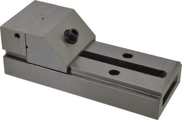 Suburban Tool - 3" Jaw Width, 4-3/4" Jaw Opening Capacity, 1-5/16" Jaw Height, Toolmaker's Vise - Flat Jaw, 0.0002" Parallelism, 0.0002" Squareness, 7-1/2" OAL x 3" OAW x 2-5/8" OAH - Americas Industrial Supply