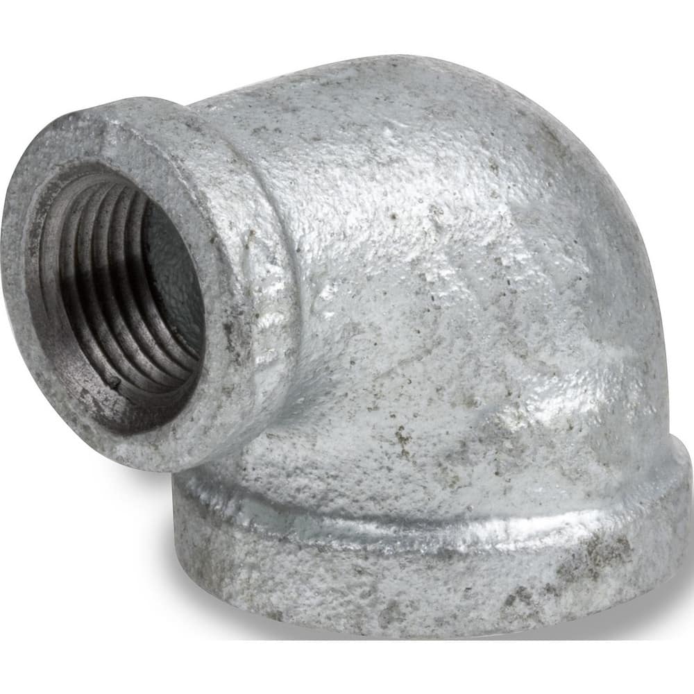 Galvanized Pipe Fittings; Material: Galvanized Malleable Iron; Fitting Shape: 90 ™ Elbow; Thread Standard: NPT; End Connection: Threaded; Class: 150; Lead Free: Yes; Standards: ™ASME ™B16.3; ™ASME ™B1.20.1; ASTM ™A153