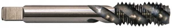 Balax - 5/8-18 UNF 4 Flute 3B Modified Bottoming Spiral Flute Tap - Powdered Metal, Bright Finish, 3-13/16" OAL, Right Hand Flute, Right Hand Thread, H3, Series BX200 - Americas Industrial Supply