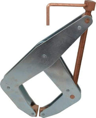 Kant Twist - 6,000 Lb, 12" Max Opening, 5" Open Throat Depth, 7" Closed Throat Depth, Cantilever Clamp - High Tensile Steel Jaw, T-Handle, 16-1/2" OAL, 16-1/2" Max Width - Americas Industrial Supply