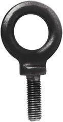 Made in USA - 32,300 Lb Capacity, Steel, 2 - 4-1/2 Thread, Fixed Lifting Eye Bolt - Americas Industrial Supply