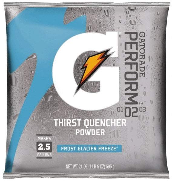 Gatorade - 21 oz Pack Glacier Freeze Activity Drink - Powdered, Yields 2.5 Gal - Americas Industrial Supply