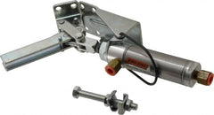 Lapeer - 100 Lb Inner Hold Capacity, Horiz Mount, Air Power Hold-Down Toggle Clamp - 1/8 NPTF Port, 110° Bar Opening, 1-3/8" Height Under Bar - Americas Industrial Supply