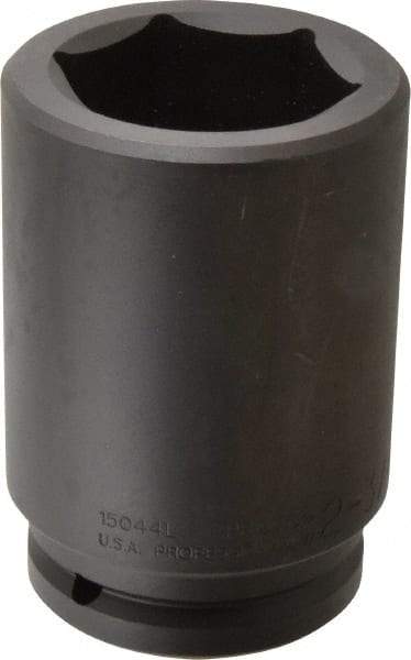 Proto - 1-1/2" Drive 2-3/4" Deep Impact Socket - 6 Points, 6-1/8" OAL - Americas Industrial Supply
