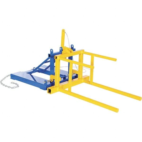 Vestil - 800 Lb Load Capacity, 55 Gal Forklift Drum Rotator - 26-1/2" Wide x 32-1/2" High - Americas Industrial Supply