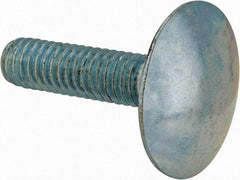 Value Collection - 5/16-18, 1-1/4" Length Under Head, Step Bolt - 1-1/16" Head Diam, 1006-1050 Steel, Zinc-Plated Finish - Americas Industrial Supply