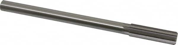 Made in USA - 43/64" High Speed Steel 8 Flute Chucking Reamer - Americas Industrial Supply