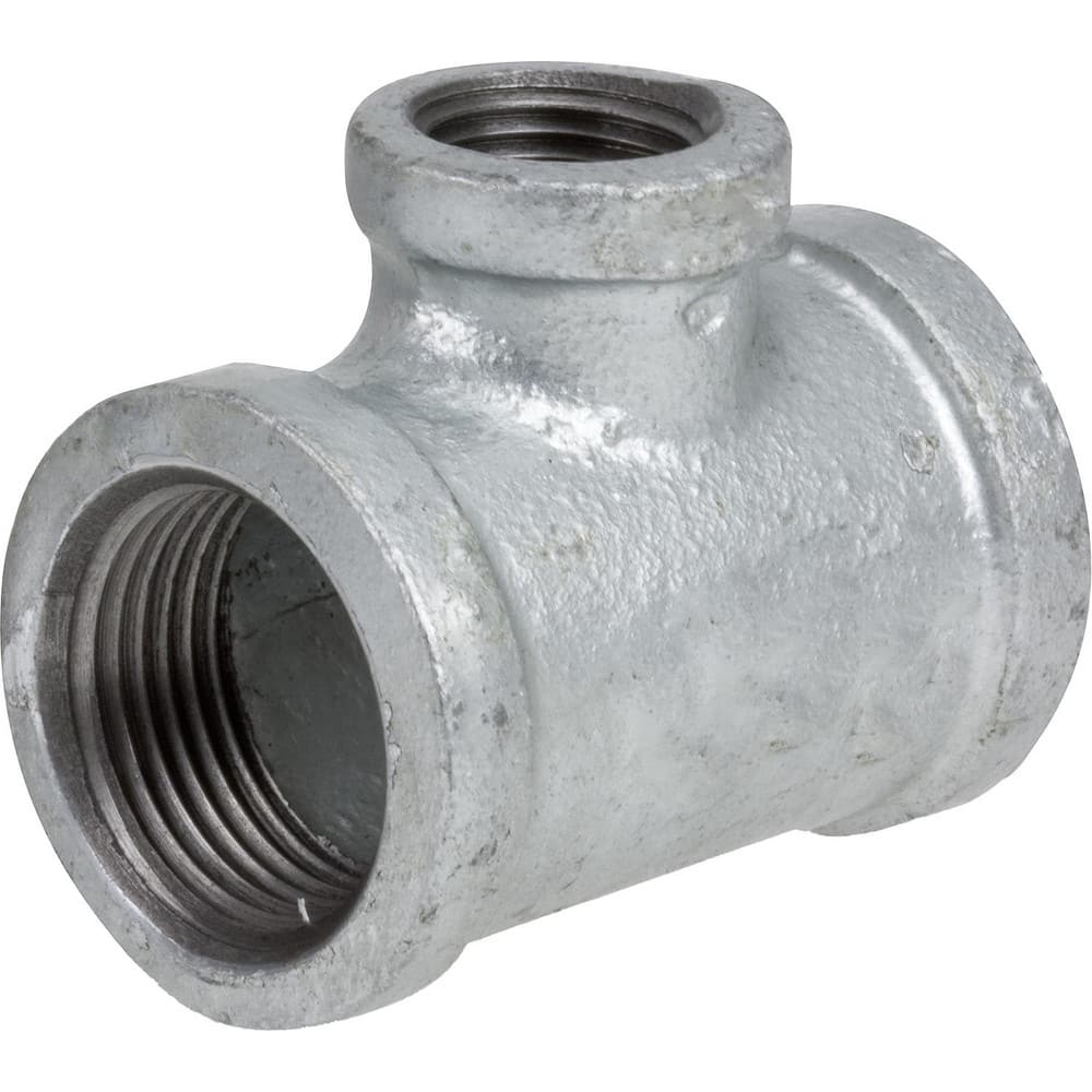 Galvanized Pipe Fittings; Material: Galvanized Malleable Iron; Fitting Shape: Tee; Thread Standard: NPT; End Connection: Threaded; Class: 150; Lead Free: Yes; Standards: ™ASME ™B16.3; ™ASME ™B1.20.1; ASTM ™A153; ™UL ™Listed