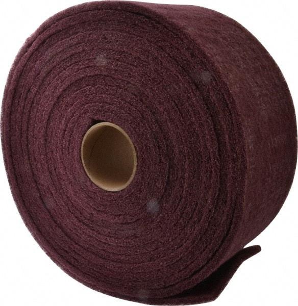 3M - 30' Long x 6" Wide Nonwoven Roll - Very Fine Grade, Purple, Aluminum Oxide - Americas Industrial Supply