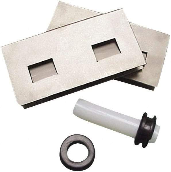 Justrite - 0.17' Long x 0.33' Wide x 1" High, Spill Containment Accumulation Drain Kit - Compatible with Justrite Pallets & Accumulations Centers - Americas Industrial Supply