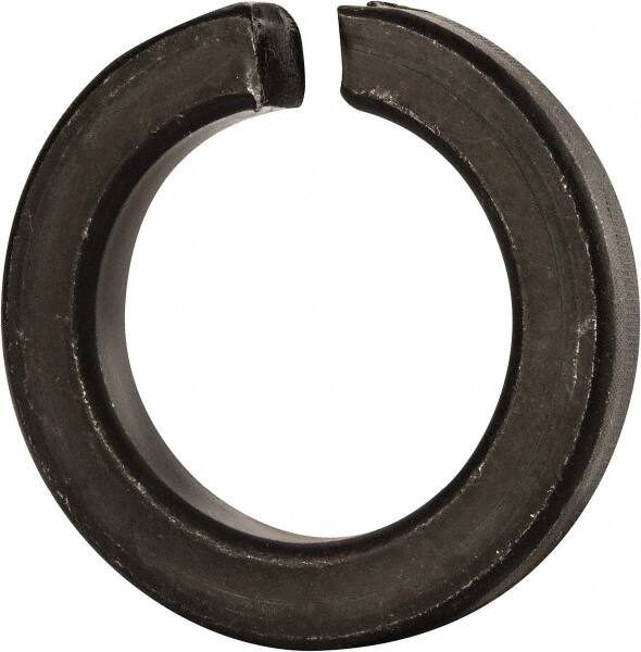 Value Collection - 1-5/8", 1.633" ID, 0.389" Thick Split Lock Washer - Grade 8 Spring Steel, Uncoated, 1.633" Min ID, 1.663" Max ID, 2.553" Max OD - Americas Industrial Supply