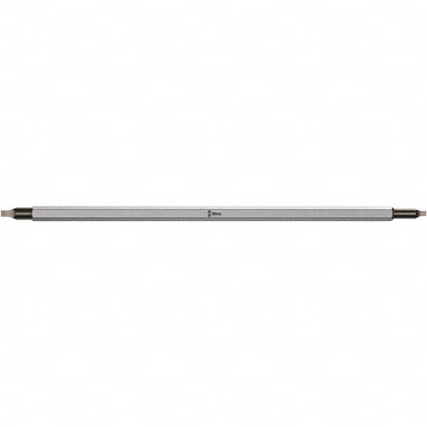 Wera - #1 & #2 Point, 7" Blade Length Square Recess Screwdriver - 262mm OAL - Americas Industrial Supply