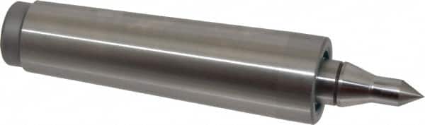 Royal Products - MT4 Taper Shank, 1.231" Head Diam 1,015 Lb Capacity Live Center - 4,500 Max RPM, 5/8" Point Diam, 1-3/8" Point Len, 580 Lb Max Workpc, 5-15/16" OAL, 3/8" Tip Diam, Long Point - Americas Industrial Supply