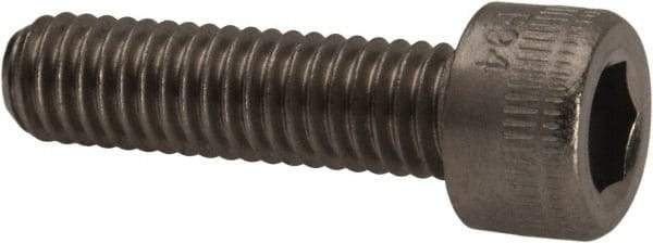 Holo-Krome - M6x1.00 Metric Coarse Hex Socket Drive, Socket Cap Screw - Grade Austenitic A2 Stainless Steel, Uncoated, Fully Threaded, 22mm Length Under Head - Americas Industrial Supply