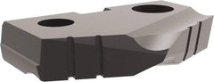 Allied Machine and Engineering - 32mm Diam x 3/16" Thick, Seat Code 2, 132° Included Angle Spade Drill Insert - Diamond Coated, Carbide, Series T-A - Americas Industrial Supply
