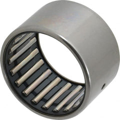 IKO - 1-5/8" Bore Diam, 11,400 Lb. Dynamic Capacity, 1-5/8 x 2 x 1-1/4", Caged, Open End, Shell Needle Roller Bearing - 2" Outside Diam, 1-1/4" Wide - Americas Industrial Supply