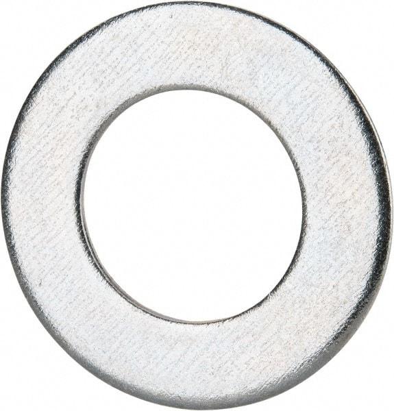Value Collection - M36 Screw, Grade 8 Steel Standard Flat Washer - 37mm ID x 66mm OD, 5mm Thick, Zinc-Plated Finish - Americas Industrial Supply