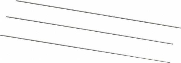 Van Keuren - 36 TPI, 0.0278 Inch Pitch, 2 Inch Long, Thread Pitch Diameter Measuring Wire - 0.016 Inch Nominal Best Wire Diameter, 0.0241 Inch Nominal Constant, 3 Pieces - Americas Industrial Supply