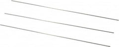Van Keuren - 32 TPI, 1/32 Inch Pitch, 2 Inch Long, Thread Pitch Diameter Measuring Wire - 0.018 Inch Nominal Best Wire Diameter, 0.0271 Inch Nominal Constant, 3 Pieces - Americas Industrial Supply
