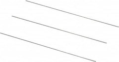Van Keuren - 28 TPI, 0.0357 Inch Pitch, 2 Inch Long, Thread Pitch Diameter Measuring Wire - 0.0206 Inch Nominal Best Wire Diameter, 0.0309 Inch Nominal Constant, 3 Pieces - Americas Industrial Supply