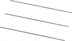 Van Keuren - 20 TPI, 0.05 Inch Pitch, 2 Inch Long, Thread Pitch Diameter Measuring Wire - 0.0289 Inch Nominal Best Wire Diameter, 0.0433 Inch Nominal Constant, 3 Pieces - Americas Industrial Supply