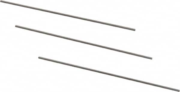 Van Keuren - 18 TPI, 0.0556 Inch Pitch, 2 Inch Long, Thread Pitch Diameter Measuring Wire - 0.0321 Inch Nominal Best Wire Diameter, 0.0481 Inch Nominal Constant, 3 Pieces - Americas Industrial Supply