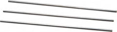 Van Keuren - 14 TPI, 0.0714 Inch Pitch, 2 Inch Long, Thread Pitch Diameter Measuring Wire - 0.0412 Inch Nominal Best Wire Diameter, 0.0619 Inch Nominal Constant, 3 Pieces - Americas Industrial Supply