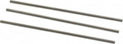 Van Keuren - 11 TPI, 0.0909 Inch Pitch, 2 Inch Long, Thread Pitch Diameter Measuring Wire - 0.0525 Inch Nominal Best Wire Diameter, 0.0787 Inch Nominal Constant, 3 Pieces - Americas Industrial Supply