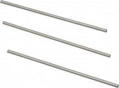 Van Keuren - 10 TPI, 0.1 Inch Pitch, 2 Inch Long, Thread Pitch Diameter Measuring Wire - 0.0577 Inch Nominal Best Wire Diameter, 0.0866 Inch Nominal Constant, 3 Pieces - Americas Industrial Supply