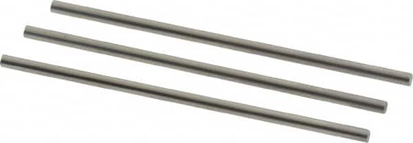 Van Keuren - 8 TPI, 1/8 Inch Pitch, 2 Inch Long, Thread Pitch Diameter Measuring Wire - 0.0722 Inch Nominal Best Wire Diameter, 0.1083 Inch Nominal Constant, 3 Pieces - Americas Industrial Supply