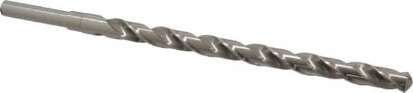 Michigan Drill - 5/8" Drill, 118° Point, High Speed Steel Silver Deming & Reduced Shank Drill Bit - Oxide Finish, 12" OAL, Straight Shank, 9" Flute Length, Right Hand Cut, Standard Point, Spiral Flute, Regular Spiral - Americas Industrial Supply