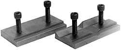 Cardinal Tool - 8" Wide x 3mm High, Step Vise Jaw - Hard, Steel, Fixed Jaw, Compatible with 8" Vises - Americas Industrial Supply