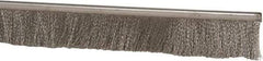 PRO-SOURCE - 5/16" Back Strip Brush Width, Stainless Steel Back Strip Brush - 2" Bristle Length, Stainless Steel, 72" OAL - Americas Industrial Supply