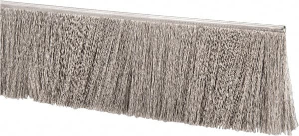 PRO-SOURCE - 1/2" Back Strip Brush Width, Stainless Steel Back Strip Brush - 3" Bristle Length, Stainless Steel, 72" OAL - Americas Industrial Supply
