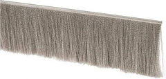 PRO-SOURCE - 1/2" Back Strip Brush Width, Stainless Steel Back Strip Brush - 4" Bristle Length, Stainless Steel, 72" OAL - Americas Industrial Supply