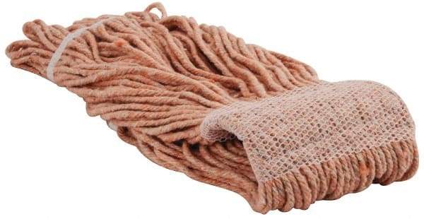 PRO-SOURCE - 5" White Head Band, Medium Rayon Loop End Mop Head - 4 Ply, Clamp Jaw Connection, Use for Finishing - Americas Industrial Supply