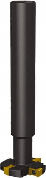 Seco - Shank Connection, 1/2" Cutting Width, 7/8" Depth of Cut, 3" Cutter Diam, 4 Tooth Indexable Slotting Cutter - 1-1/4" Shank Diam, R335.18 Toolholder, LNK.. 08.. Insert, Right Hand Cutting Direction - Americas Industrial Supply